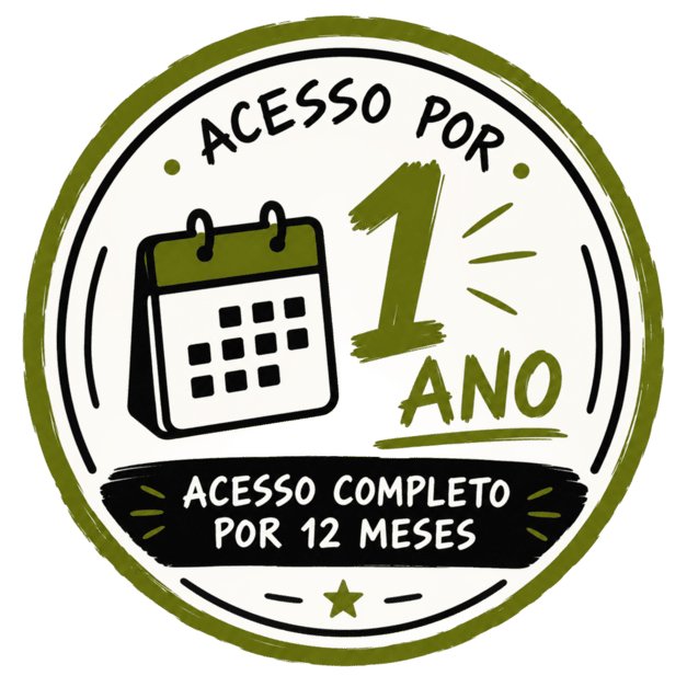 12 meses de acesso à plataforma